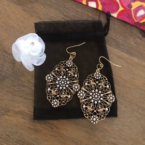 Gold Statement Earrings